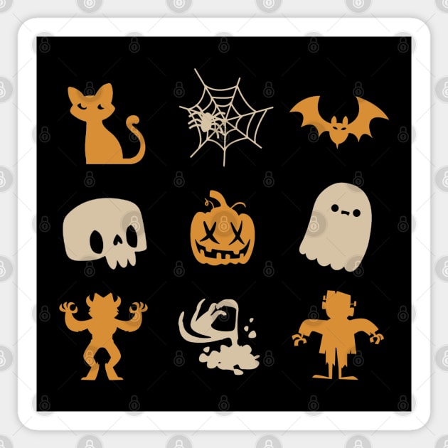 Halloween Ornaments Sticker by Issho Ni